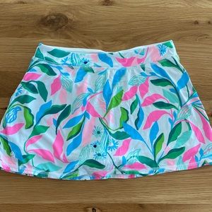 Girls Lilly Pulitzer skirt- tennis- shorts underneath size 8-10